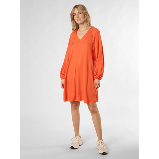 Marc O'Polo Sukienka damska Kobiety wiskoza pomarańczowy jednolity ze sklepu vangraaf w kategorii Sukienki - zdjęcie 171435062