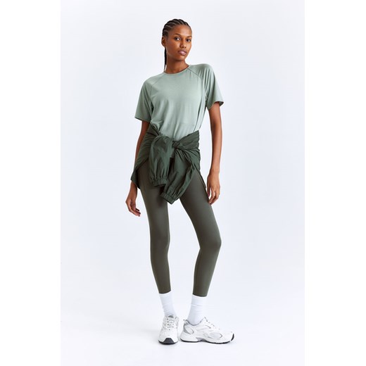 H & M - Długie legginsy sportowe DryMove z kieszonką - Zielony ze sklepu H&M w kategorii Spodnie damskie - zdjęcie 171438161