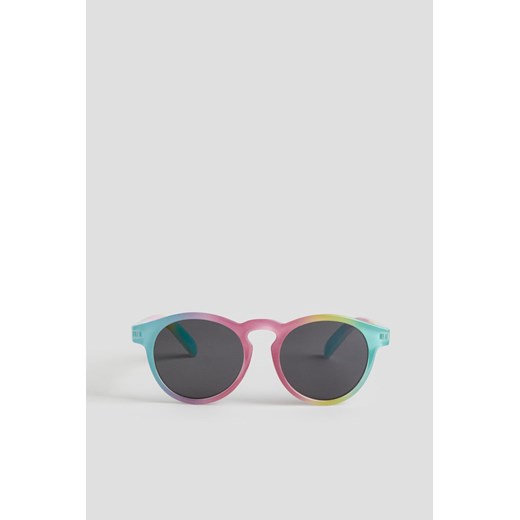 H & M - Owalne okulary przeciwsłoneczne - Różowy ze sklepu H&M w kategorii Okulary przeciwsłoneczne dziecięce - zdjęcie 171438424