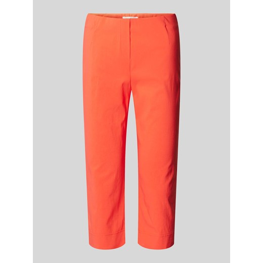 Spodnie capri w jednolitym kolorze model ‘INA’ ze sklepu Peek&Cloppenburg  w kategorii Spodnie damskie - zdjęcie 171438534