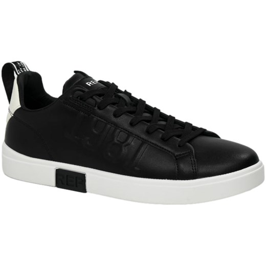 Sneakersy Replay GWZ3P-C0021L-008  Black Czarne Skóra Naturalna ze sklepu EuroButy.com.pl w kategorii Trampki męskie - zdjęcie 171439681