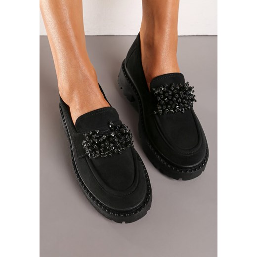 Mokasyny czarne Born2be 