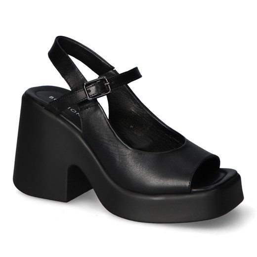 Sandały Bombonella 12T-197-3330/35 Czarne lico ze sklepu Arturo-obuwie w kategorii Sandały damskie - zdjęcie 171443870