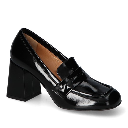 Półbuty Eska 2218/1008 Czarne lakier ze sklepu Arturo-obuwie w kategorii Półbuty damskie - zdjęcie 171443924