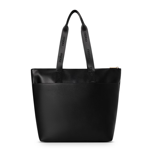 Shopper bag Nobo na ramię matowa ze skóry ekologicznej 