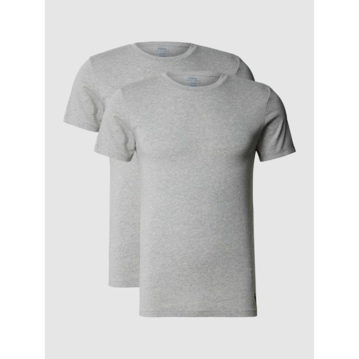 T-shirt z wyhaftowanym logo w zestawie 2 szt. ze sklepu Peek&Cloppenburg  w kategorii Podkoszulki męskie - zdjęcie 171446981