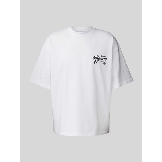 T-shirt o kroju oversized z nadrukiem z logo ze sklepu Peek&Cloppenburg  w kategorii T-shirty męskie - zdjęcie 171447030
