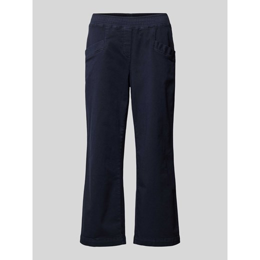 Spodnie capri z elastycznym pasem model ‘Sue’ ze sklepu Peek&Cloppenburg  w kategorii Spodnie damskie - zdjęcie 171447123