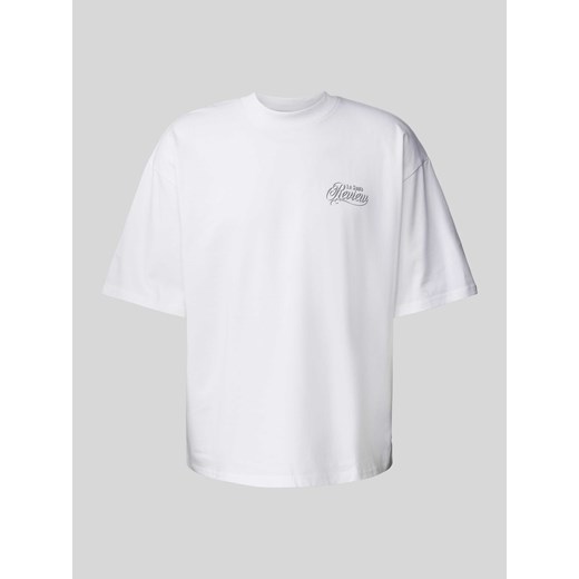 T-shirt o kroju oversized z nadrukiem z logo ze sklepu Peek&Cloppenburg  w kategorii T-shirty męskie - zdjęcie 171447132