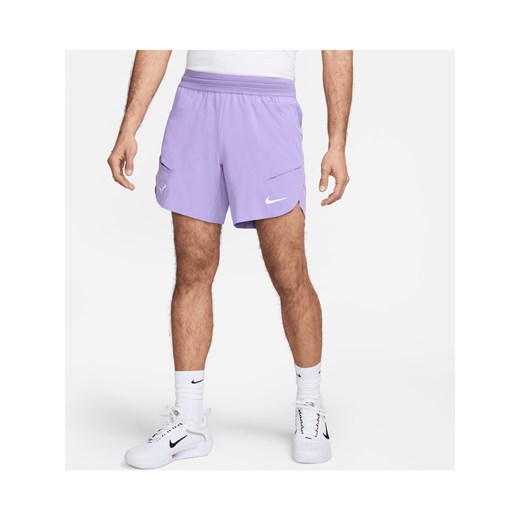 Męskie spodenki tenisowe Nike Dri-FIT ADV Rafa 18 cm - Fiolet ze sklepu Nike poland w kategorii Spodenki męskie - zdjęcie 171447564
