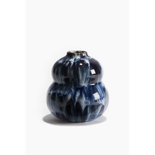 H & M - Mały wazon z kamionki - Niebieski ze sklepu H&M w kategorii Wazony - zdjęcie 171448122