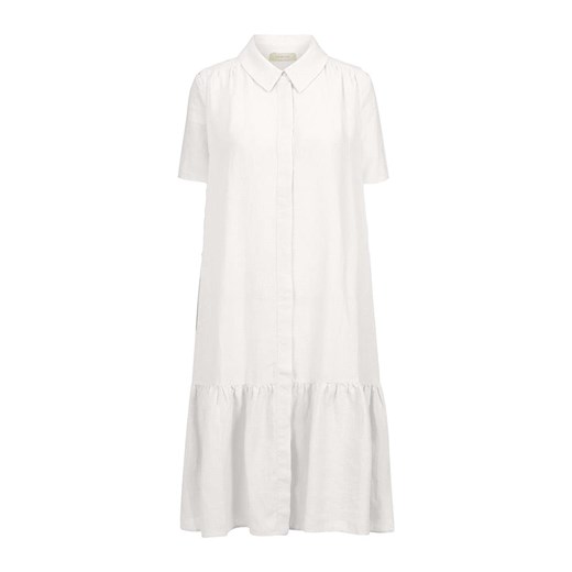 Rich &amp; Royal Lniana sukienka w kolorze białym ze sklepu Limango Polska w kategorii Sukienki - zdjęcie 171448510