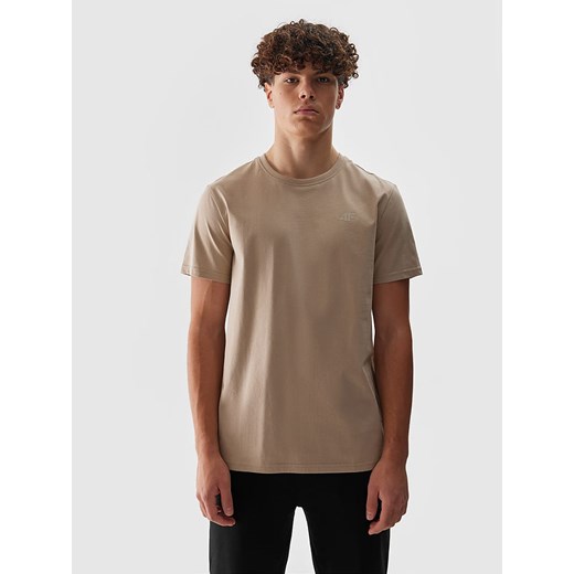 4F Koszulka w kolorze beżowym ze sklepu Limango Polska w kategorii T-shirty męskie - zdjęcie 171448713