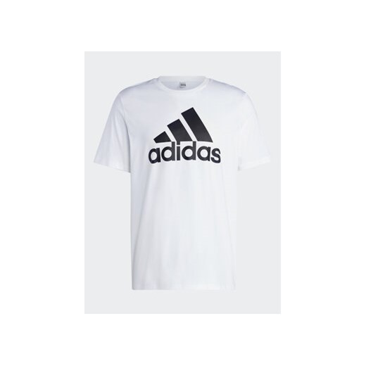 adidas T-Shirt Essentials Single Jersey Big Logo T-Shirt IC9349 Biały Regular S MODIVO