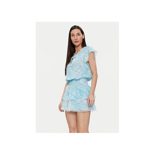 Melissa Odabash Sukienka letnia Keri CR Niebieski Regular Fit ze sklepu MODIVO w kategorii Sukienki - zdjęcie 171449153