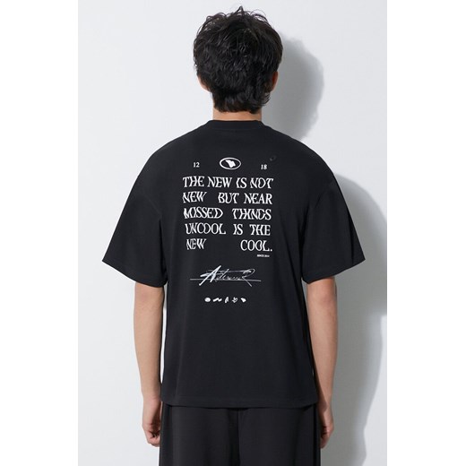 Ader Error t-shirt Tatom Logo męski kolor czarny z nadrukiem BMADFWTS0103 ze sklepu PRM w kategorii T-shirty męskie - zdjęcie 171450542
