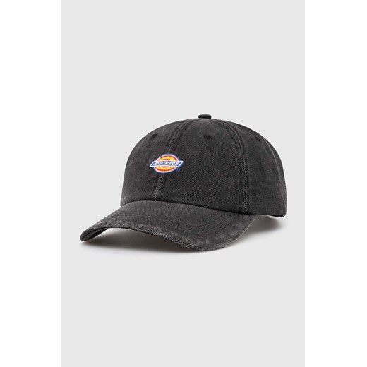 Dickies czapka z daszkiem bawełniana kolor czarny z aplikacją ze sklepu PRM w kategorii Czapki z daszkiem damskie - zdjęcie 171450554