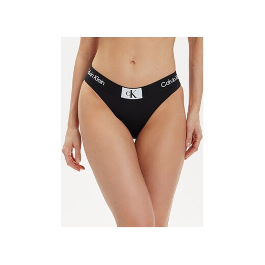Calvin Klein Swimwear Dół od bikini KW0KW02353 Czarny ze sklepu MODIVO w kategorii Stroje kąpielowe - zdjęcie 171451861