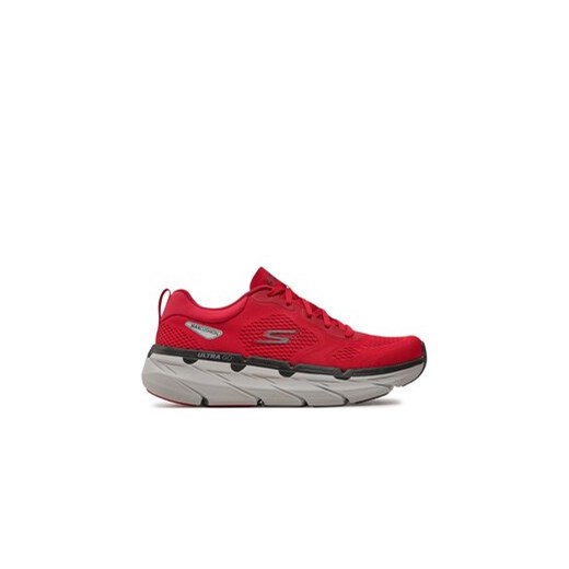 Skechers Sneakersy Max Cushioning Premier-Perspective 220068/RDBK Czerwony ze sklepu MODIVO w kategorii Buty sportowe męskie - zdjęcie 171453941