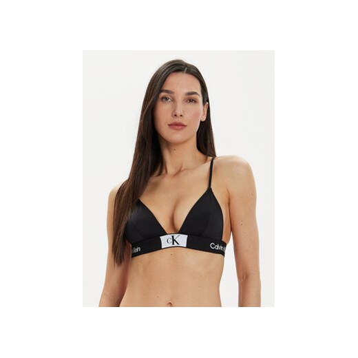 Calvin Klein Swimwear Góra od bikini KW0KW02451 Czarny ze sklepu MODIVO w kategorii Stroje kąpielowe - zdjęcie 171454170