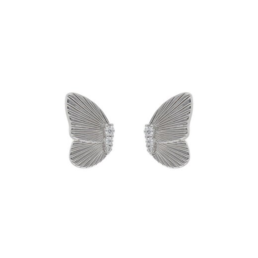 Fossil Kolczyki Butterflies JFS00621040 Srebrny ze sklepu MODIVO w kategorii Kolczyki - zdjęcie 171454262