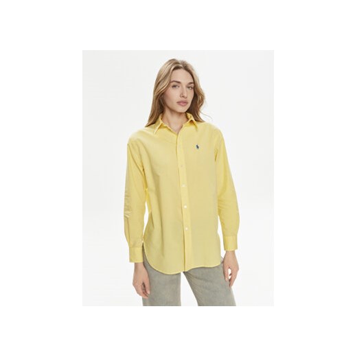 Polo Ralph Lauren Koszula Ls Ligh St 211916277008 Złoty Regular Fit ze sklepu MODIVO w kategorii Koszule damskie - zdjęcie 171454421