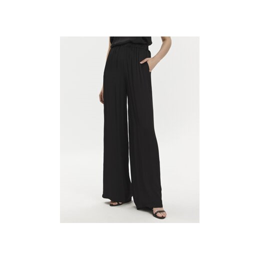 Gaudi Spodnie materiałowe 411FD25022 Czarny Relaxed Fit ze sklepu MODIVO w kategorii Spodnie damskie - zdjęcie 171455753
