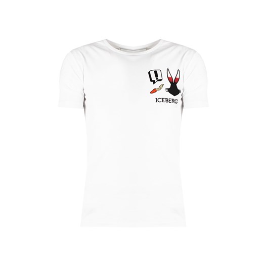 Iceberg T-Shirt "Bugs" | F0106301 | Mężczyzna | Biały ze sklepu ubierzsie.com w kategorii T-shirty męskie - zdjęcie 171458812