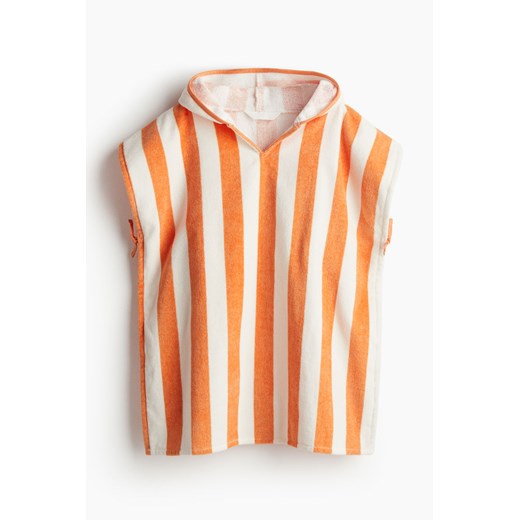 H & M - Ręcznik-ponczo we wzory - Pomarańczowy ze sklepu H&M w kategorii Ręczniki dla dzieci - zdjęcie 171459960