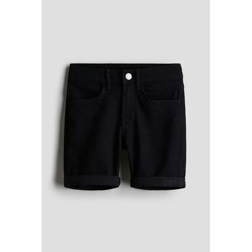 H & M - Szorty dżinsowe Slim Fit - Czarny ze sklepu H&M w kategorii Spodenki chłopięce - zdjęcie 171459971