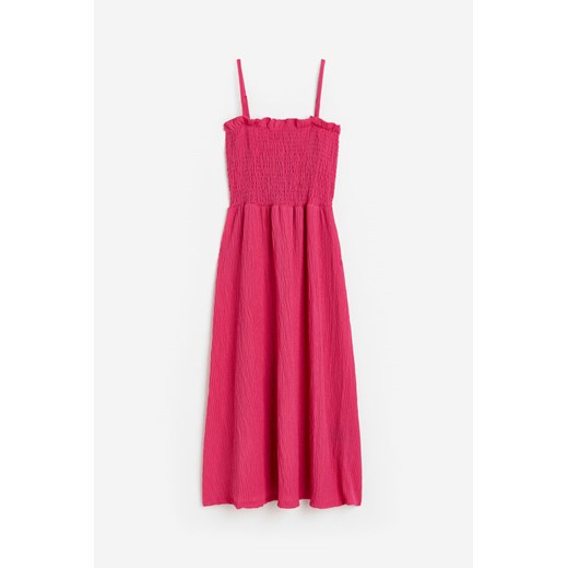 H & M - Sukienka z elastycznym marszczeniem - Różowy H & M XL H&M