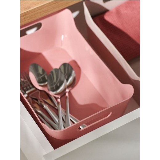 Sinsay - Kosz do przechowywania - różowy ze sklepu Sinsay w kategorii Pojemniki kuchenne - zdjęcie 171461750