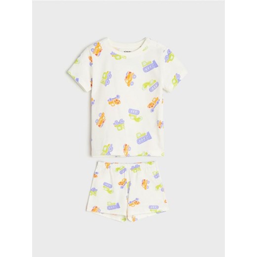 Sinsay - Piżama - kremowy ze sklepu Sinsay w kategorii Piżamy dziecięce - zdjęcie 171461881