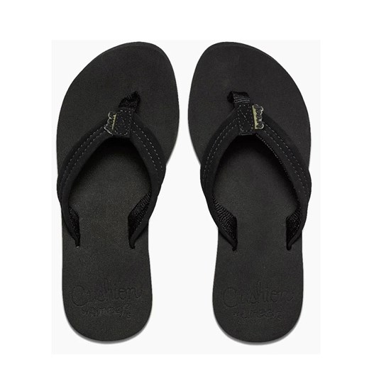 Klapki damskie Reef casual bez zapięcia płaskie tkaninowe