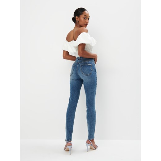 Mohito - Jeansy skinny push up - niebieski ze sklepu Mohito w kategorii Jeansy damskie - zdjęcie 171473851