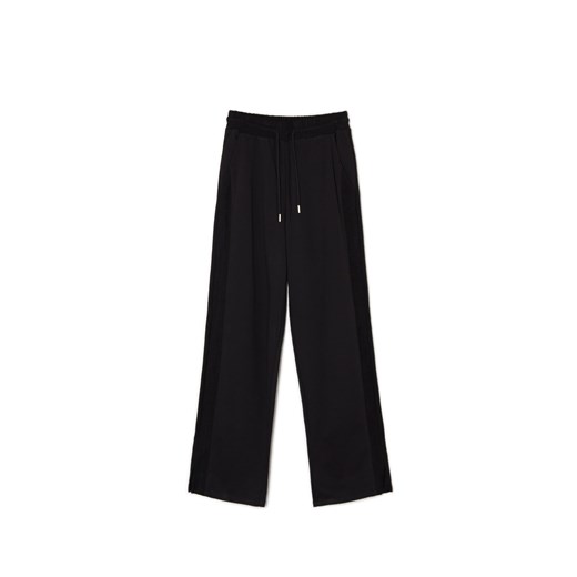 Cropp - Czarne spodnie straight - czarny ze sklepu Cropp w kategorii Spodnie damskie - zdjęcie 171474254