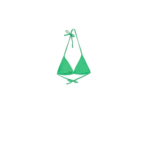 Cropp - Zielona góra od bikini - zielony ze sklepu Cropp w kategorii Stroje kąpielowe - zdjęcie 171474281