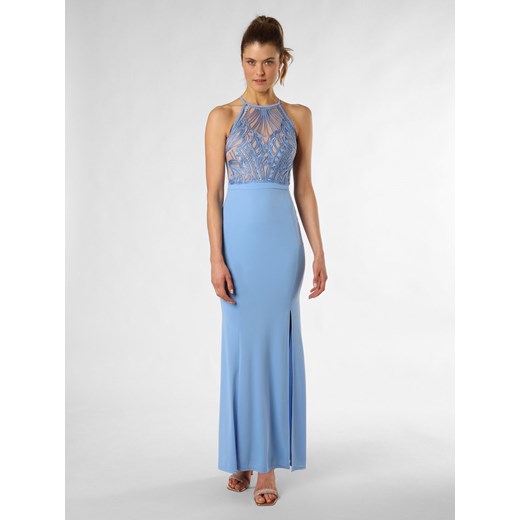 Lipsy Damska sukienka wieczorowa Kobiety niebieski jednolity ze sklepu vangraaf w kategorii Sukienki - zdjęcie 171474642