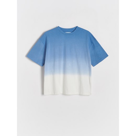 Reserved - Bawełniany t-shirt oversize - granatowy ze sklepu Reserved w kategorii T-shirty chłopięce - zdjęcie 171476192