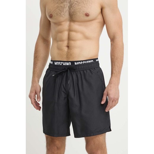 Moschino Underwear szorty kąpielowe kolor czarny 241V3A42459301 ze sklepu ANSWEAR.com w kategorii Kąpielówki - zdjęcie 171476631
