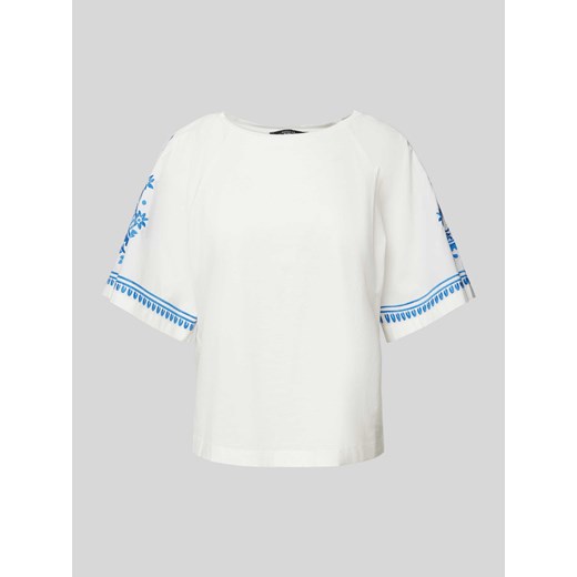 Bluzka z wyhaftowanymi detalami model ‘LIVORNO’ ze sklepu Peek&Cloppenburg  w kategorii Bluzki damskie - zdjęcie 171477644
