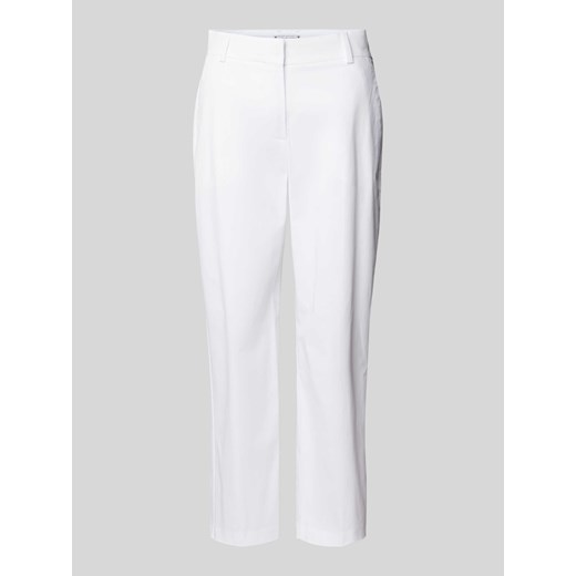 Spodnie capri o kroju slim fit w jednolitym kolorze ze sklepu Peek&Cloppenburg  w kategorii Spodnie damskie - zdjęcie 171477663