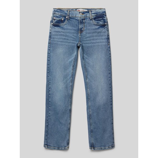 Jeansy o kroju straight fit z 5 kieszeniami ze sklepu Peek&Cloppenburg  w kategorii Spodnie chłopięce - zdjęcie 171477694
