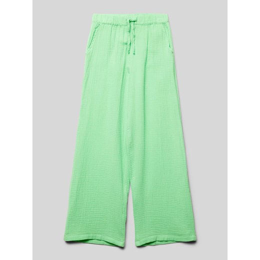 Spodnie materiałowe z elastycznym pasem model ‘THYRA’ ze sklepu Peek&Cloppenburg  w kategorii Spodnie dziewczęce - zdjęcie 171477773