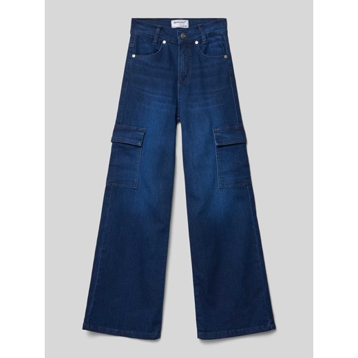 Jeansy o luźnym kroju z kieszeniami cargo ze sklepu Peek&Cloppenburg  w kategorii Spodnie dziewczęce - zdjęcie 171477982