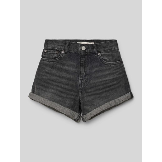 Szorty jeansowe o kroju slim fit z 5 kieszeniami ze sklepu Peek&Cloppenburg  w kategorii Spodenki dziewczęce - zdjęcie 171478274