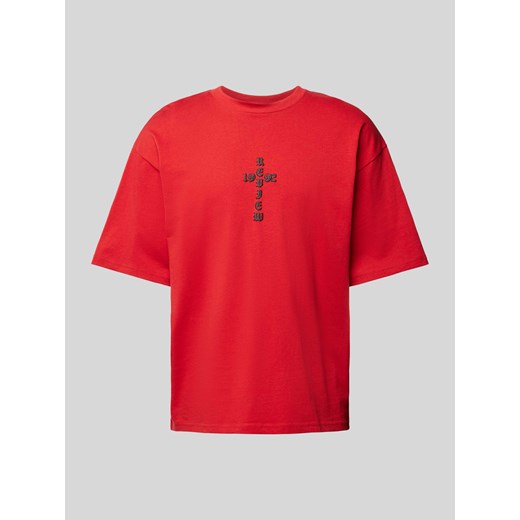 T-shirt z nadrukiem z logo ze sklepu Peek&Cloppenburg  w kategorii T-shirty męskie - zdjęcie 171478332