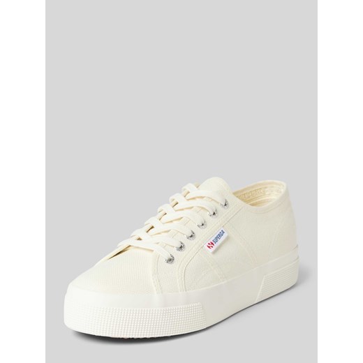 Sneakersy w jednolitym kolorze z detalem z logo ze sklepu Peek&Cloppenburg  w kategorii Trampki damskie - zdjęcie 171478393