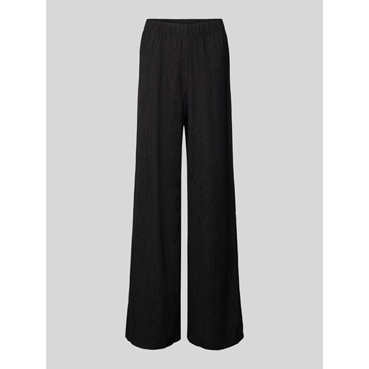 Spodnie o rozkloszowanym kroju z elastycznym pasem ze sklepu Peek&Cloppenburg  w kategorii Spodnie damskie - zdjęcie 171478643