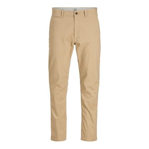 Jack &amp; Jones Spodnie chino w kolorze beżowym ze sklepu Limango Polska w kategorii Spodnie męskie - zdjęcie 171479903